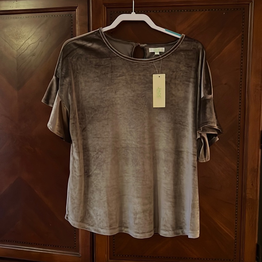 NWT Jade velvet top!